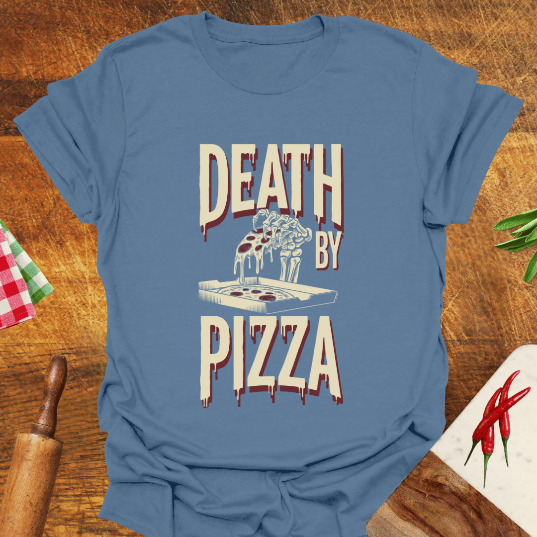 Death by Pizza Funny T-Shirt