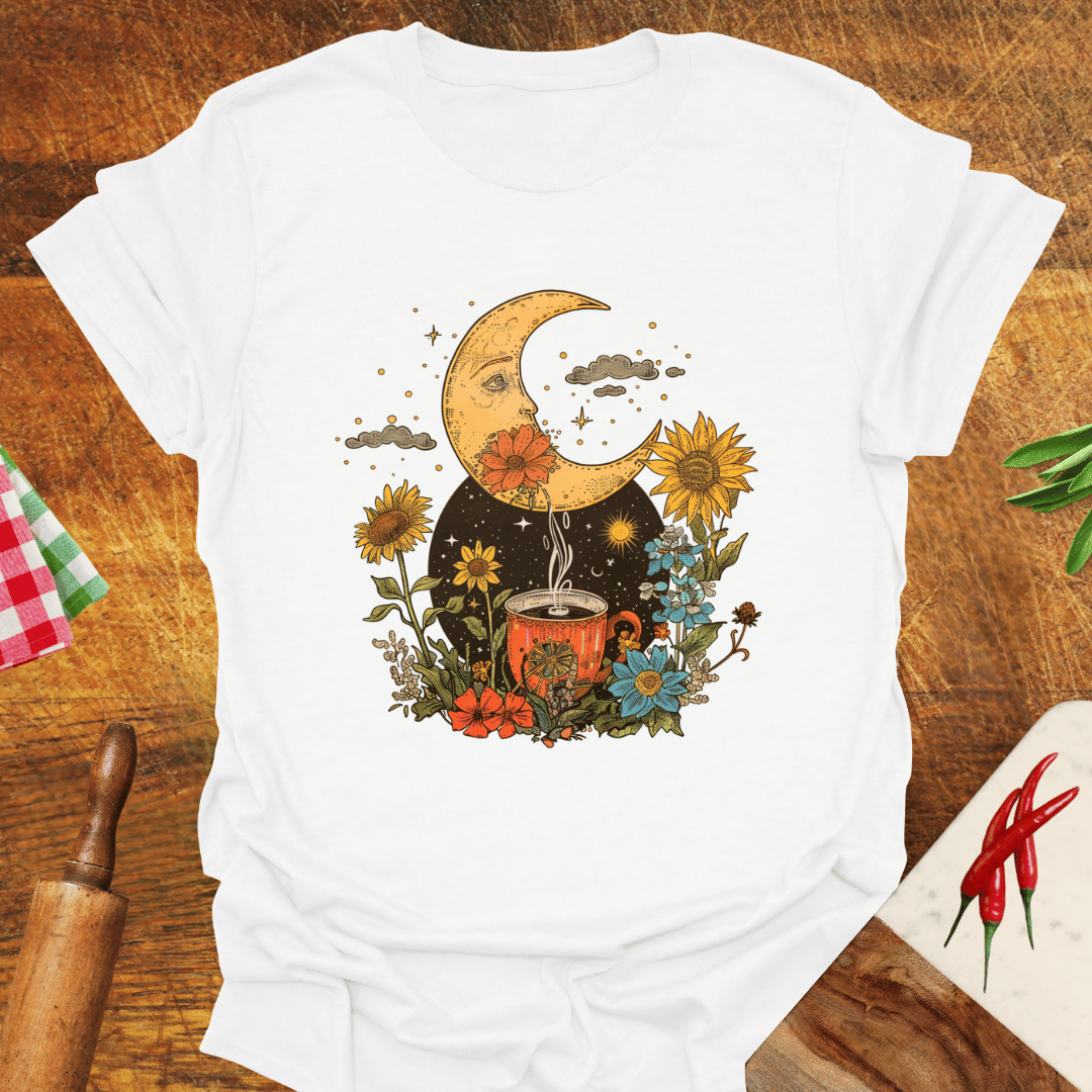 Wonderful Coffee Illustration T-Shirt