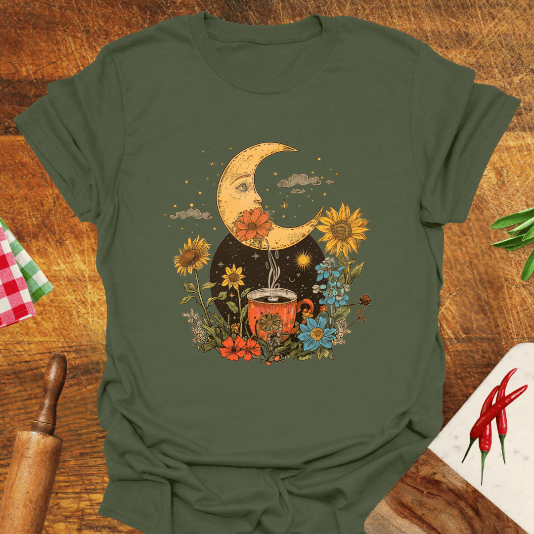 Wonderful Coffee Illustration T-Shirt