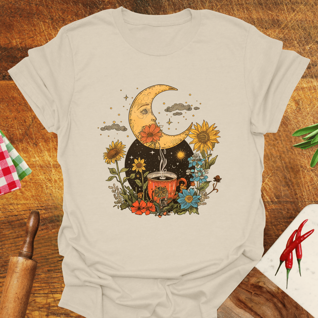 Wonderful Coffee Illustration T-Shirt