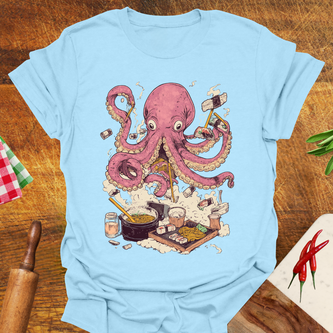 Octopus Sushi Chef T-Shirt