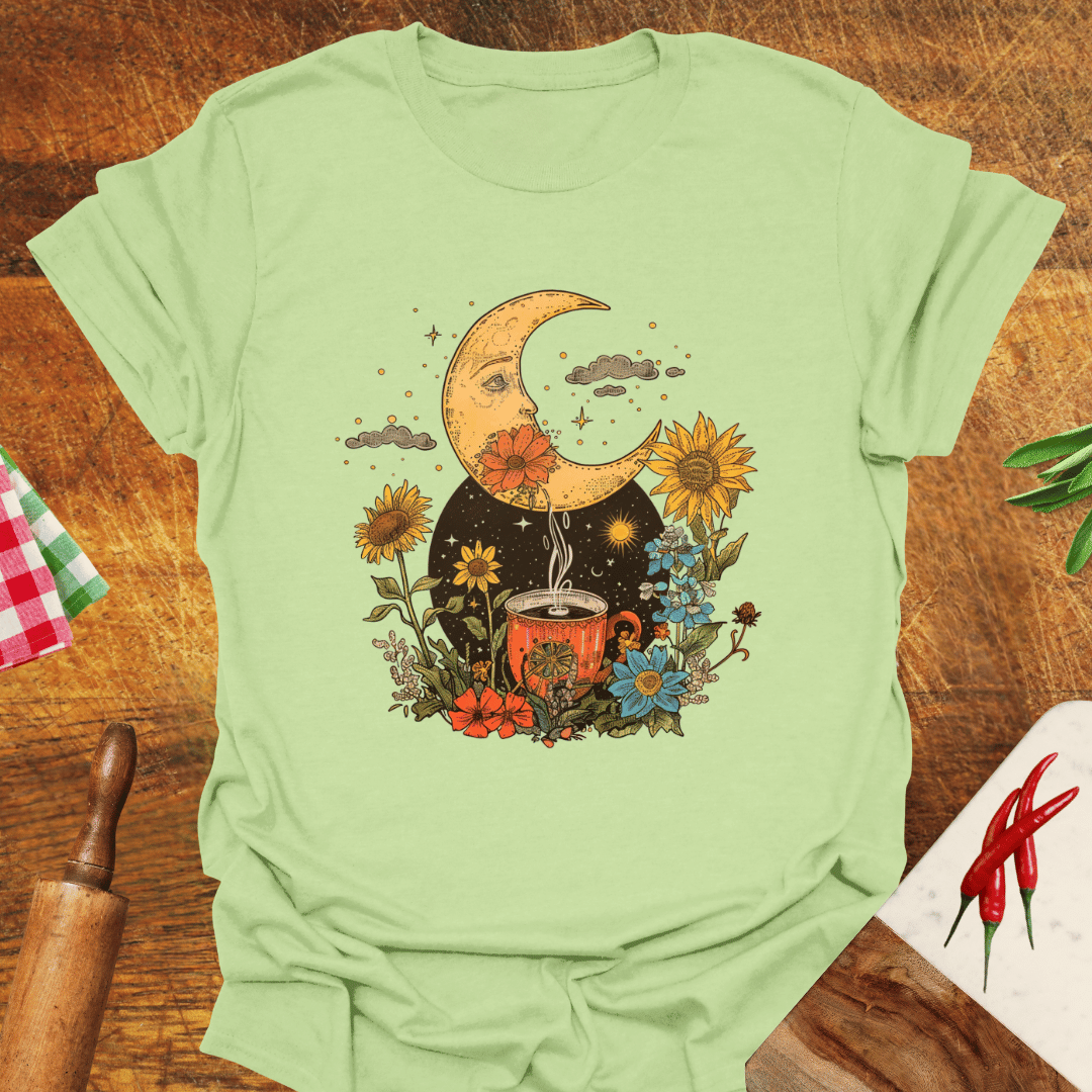 Wonderful Coffee Illustration T-Shirt