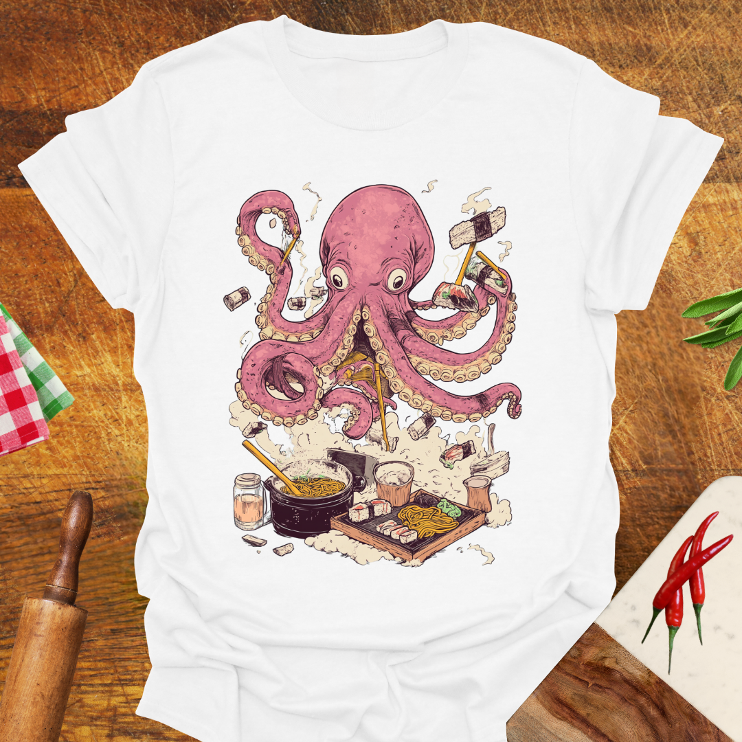Octopus Sushi Chef T-Shirt
