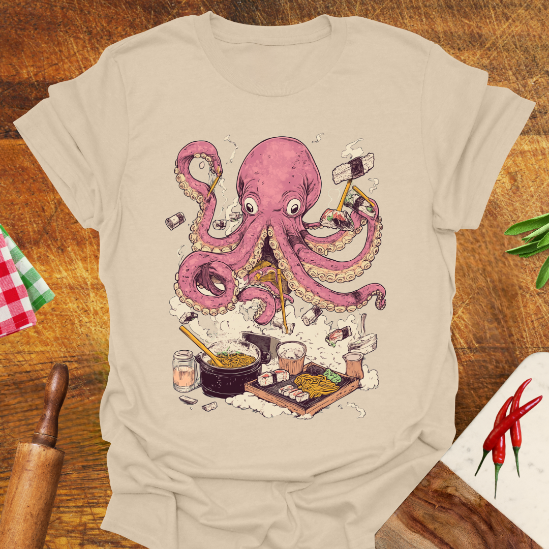 Octopus Sushi Chef T-Shirt