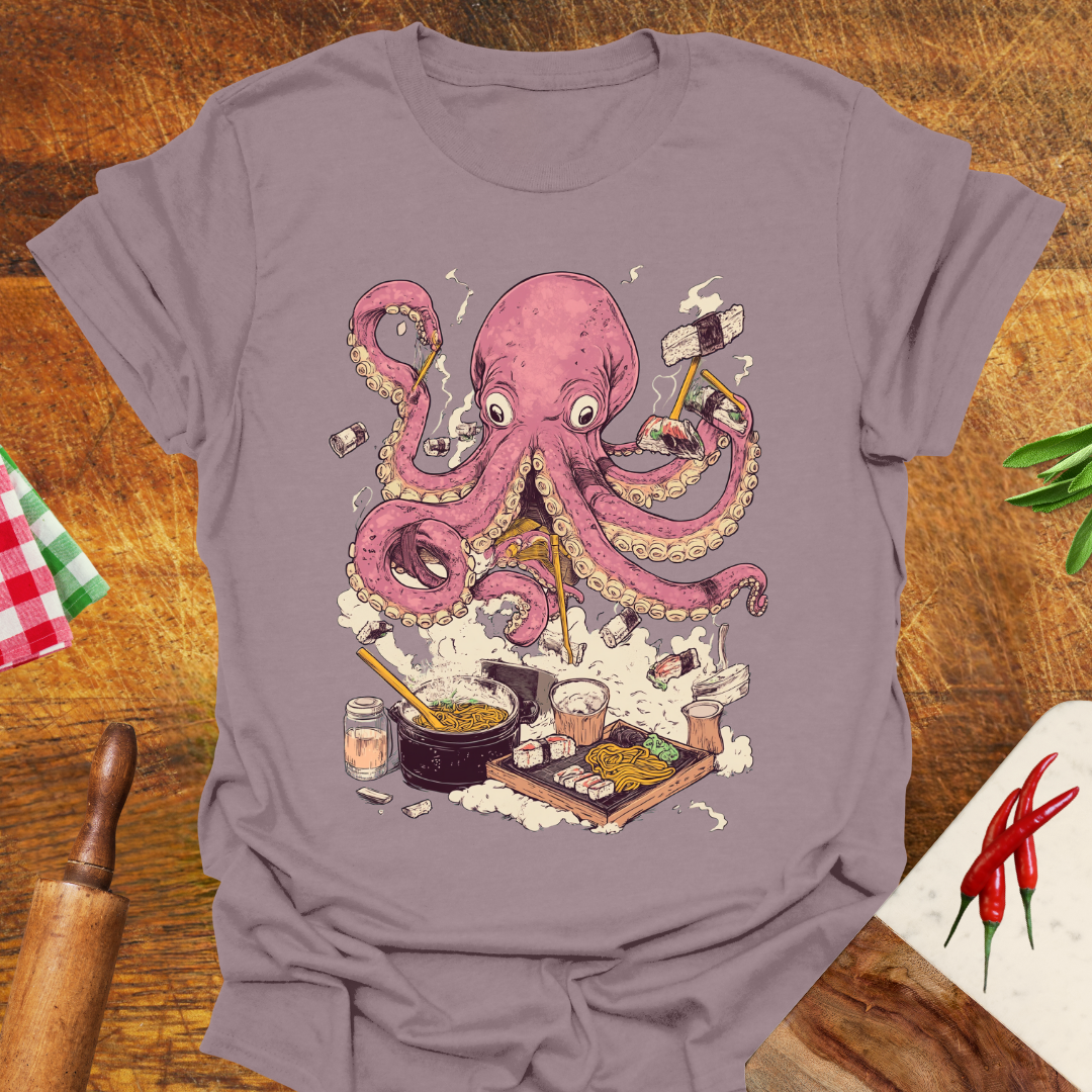 Octopus Sushi Chef T-Shirt