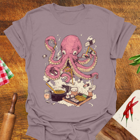 Octopus Sushi Chef T-Shirt