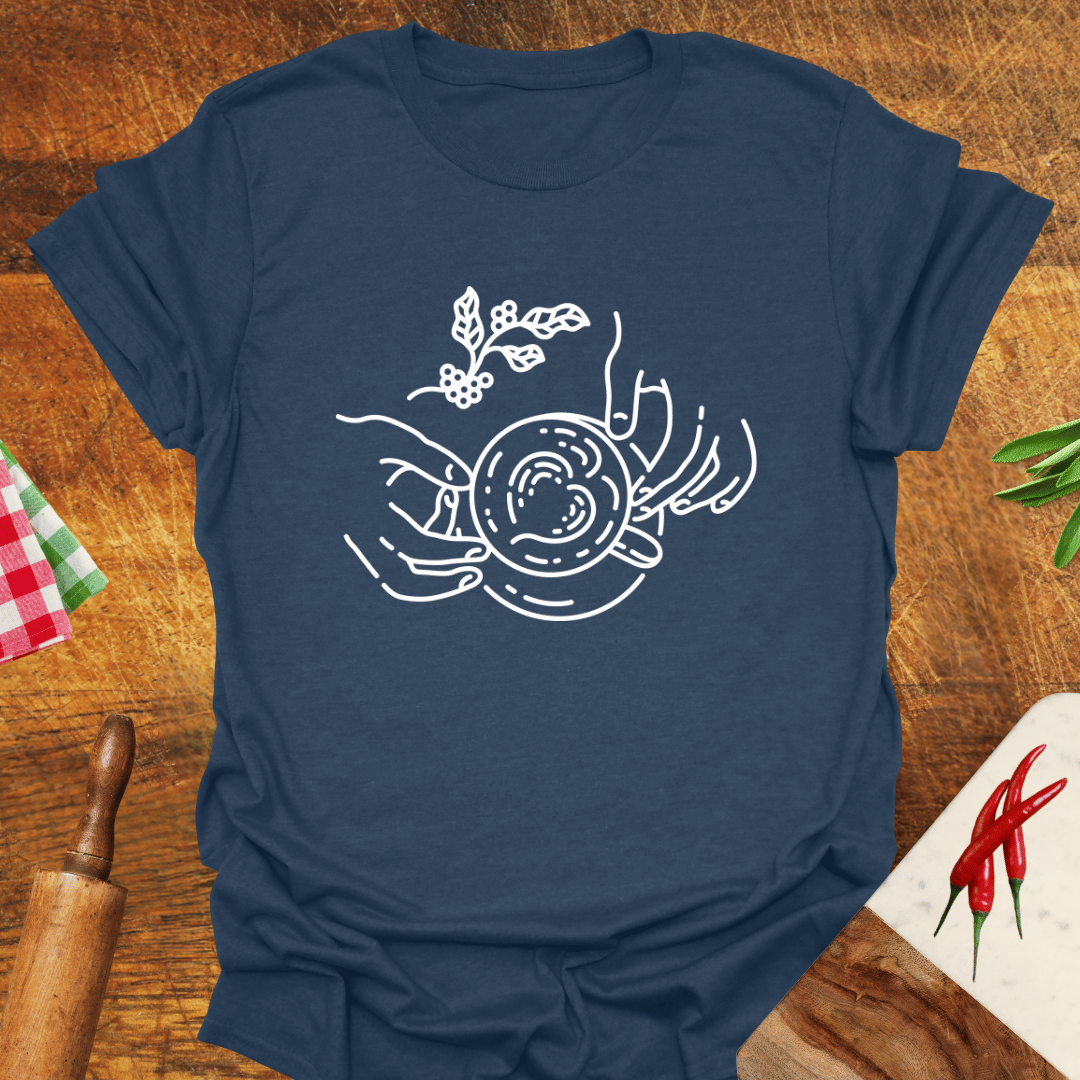 Coffee Lovers' Lineart T-Shirt