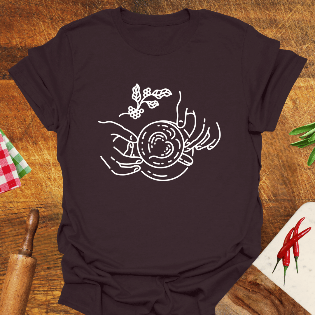 Coffee Lovers' Lineart T-Shirt