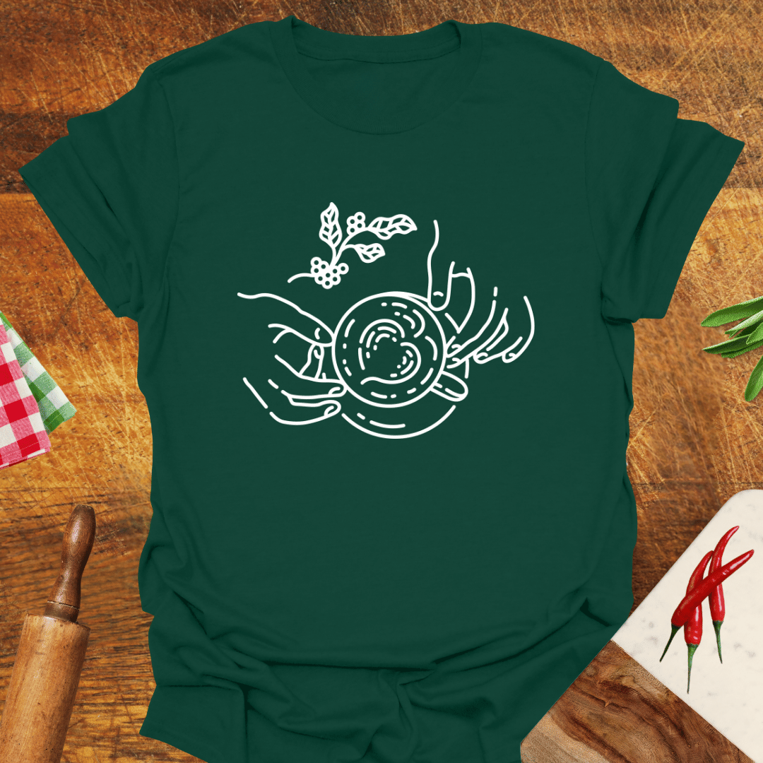 Coffee Lovers' Lineart T-Shirt