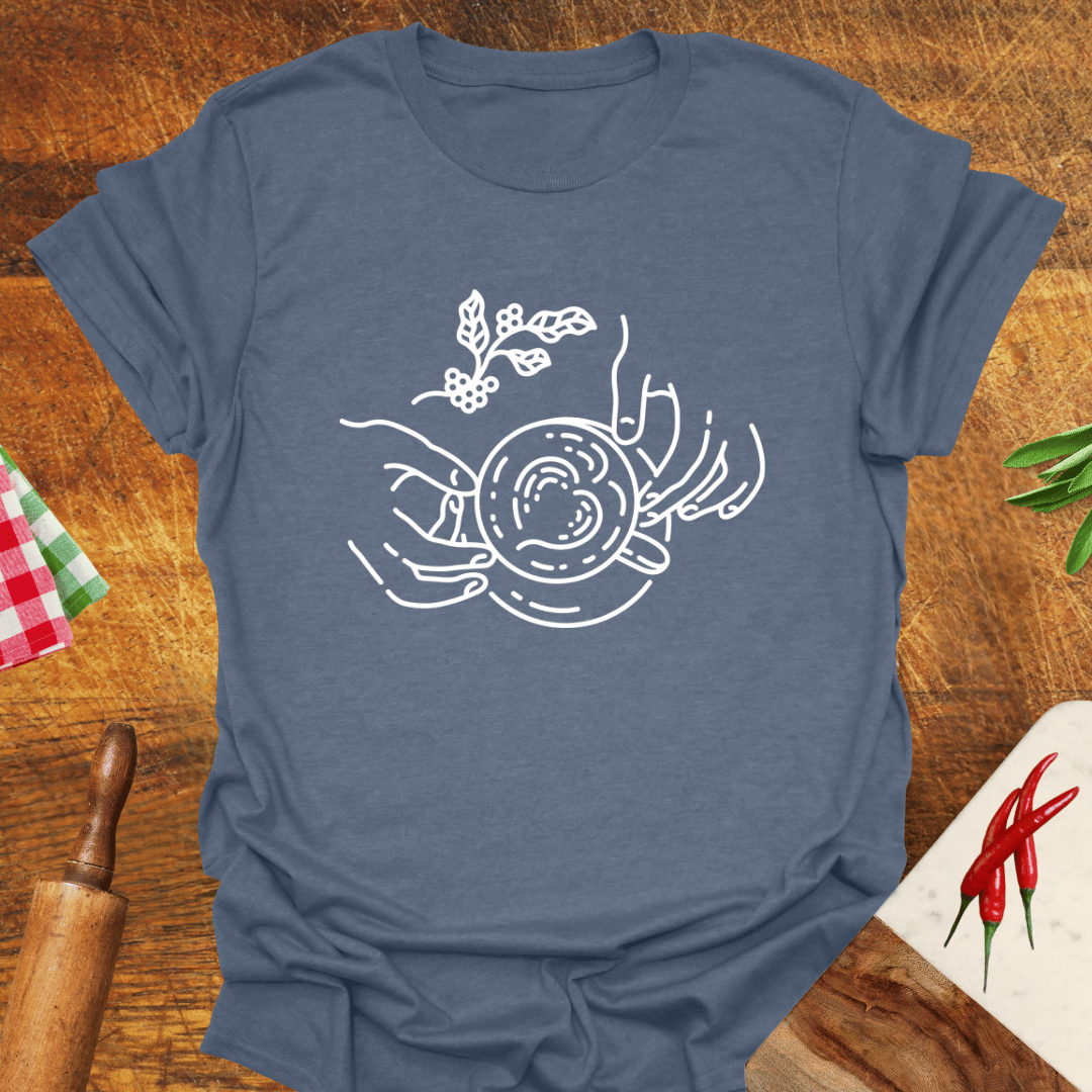 Coffee Lovers' Lineart T-Shirt
