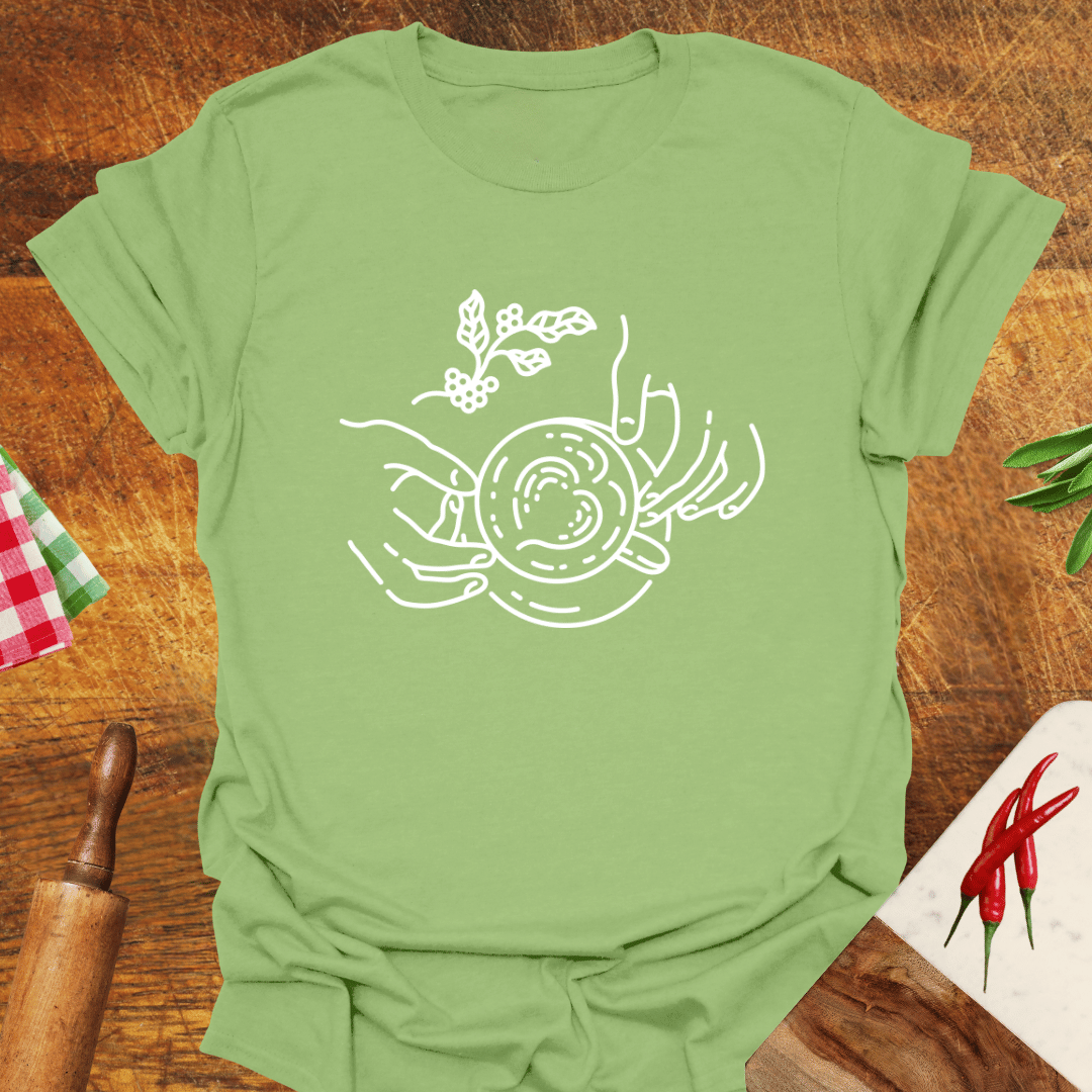 Coffee Lovers' Lineart T-Shirt