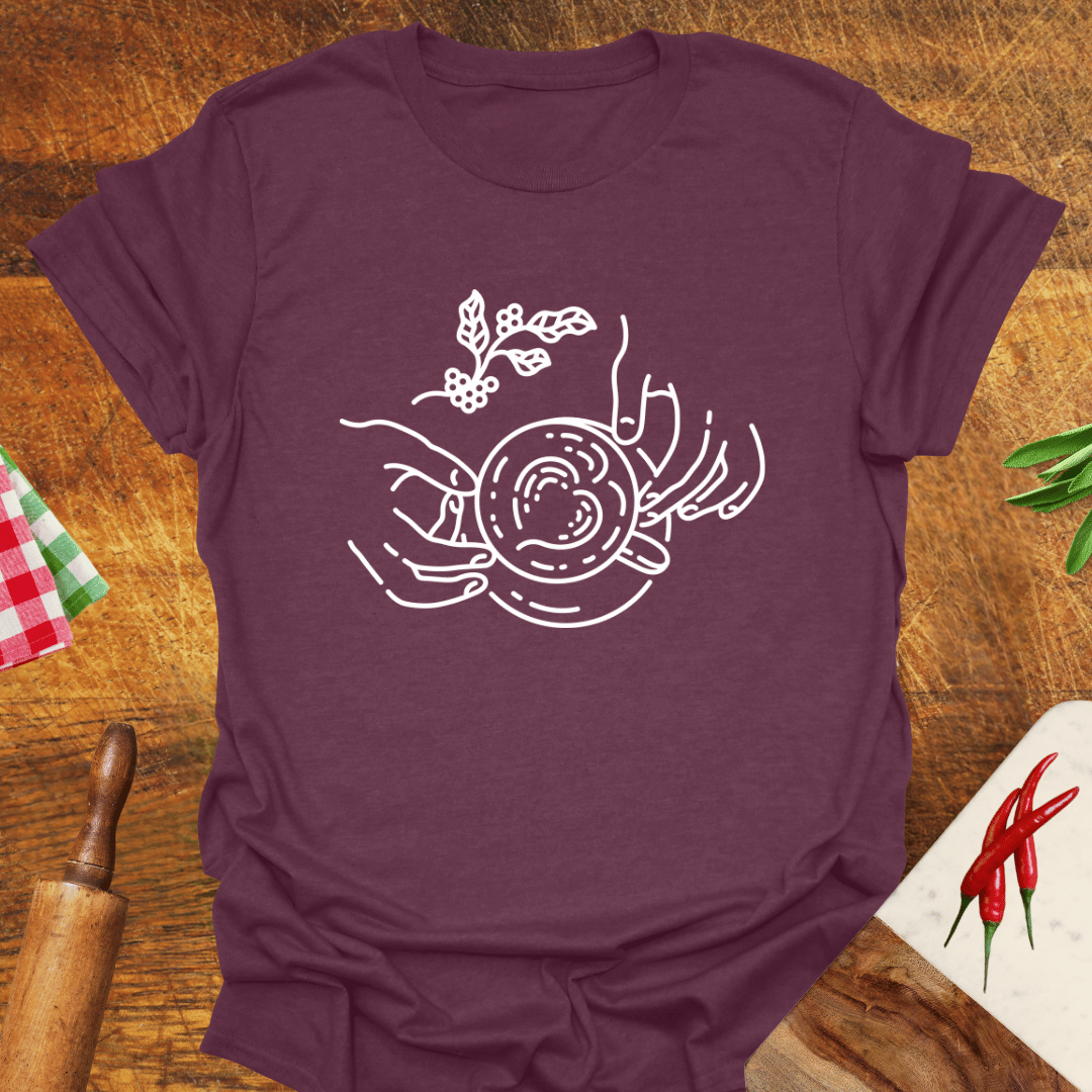 Coffee Lovers' Lineart T-Shirt