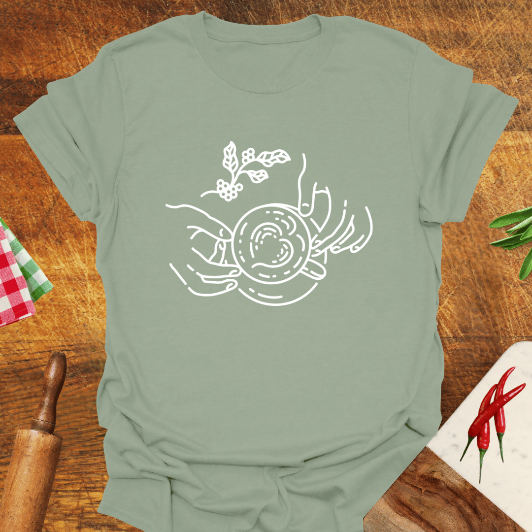 Coffee Lovers' Lineart T-Shirt