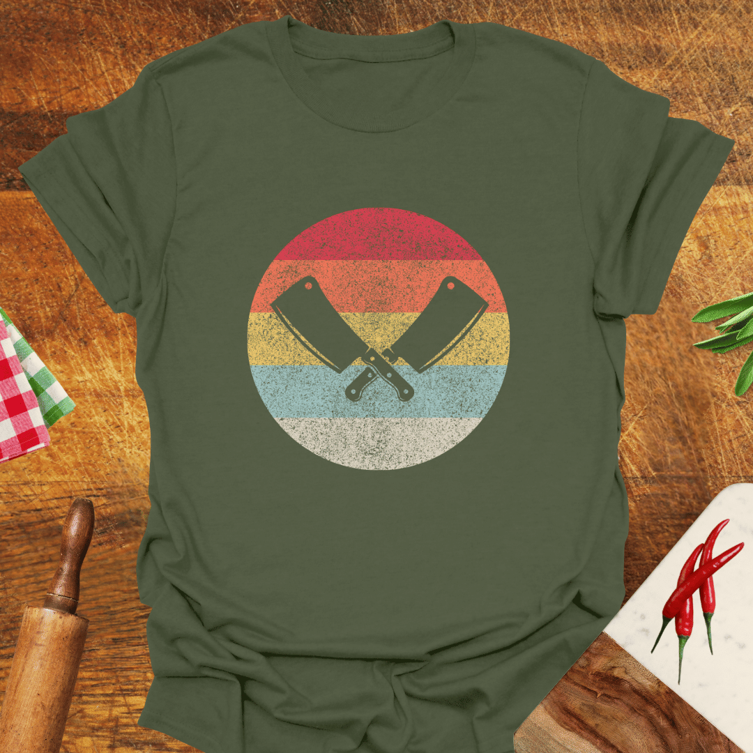 Retro Butcher Knives T-Shirt