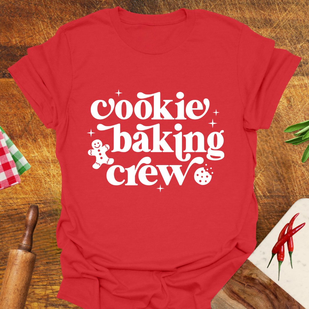 Cookie Baking Crew Christmas T-Shirt