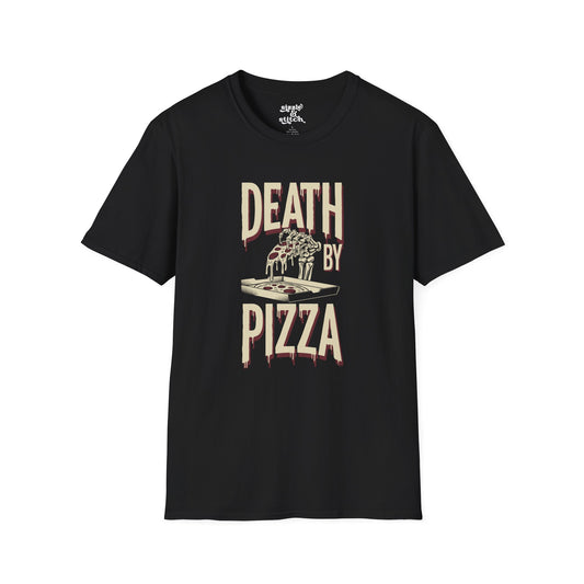 Death by Pizza Funny T-Shirt