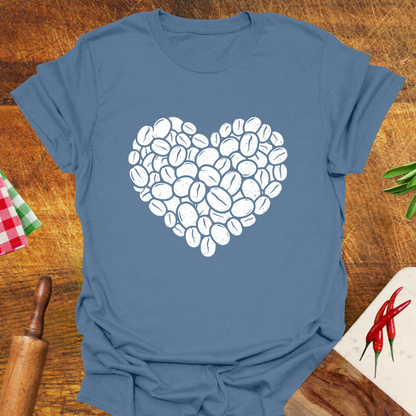 Coffee Bean Heart T-Shirt