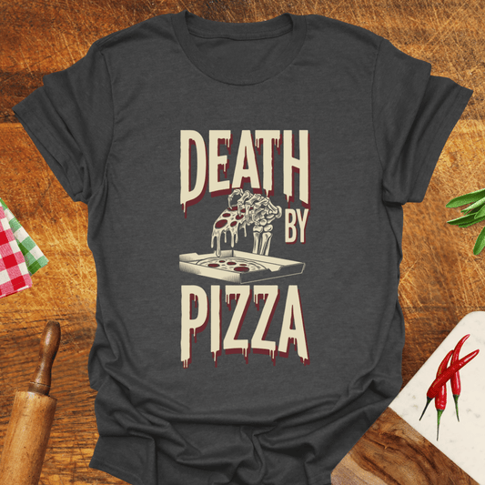 Death by Pizza Funny T-Shirt