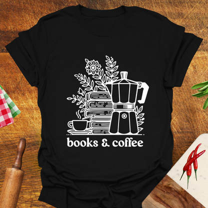 Books and Coffee T-Shirt