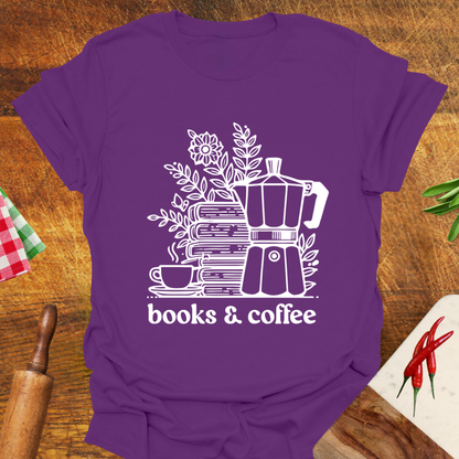 Books and Coffee T-Shirt