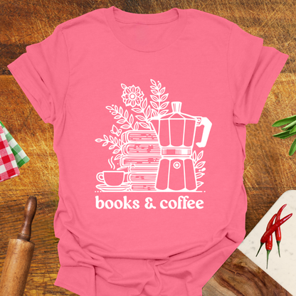 Books and Coffee T-Shirt