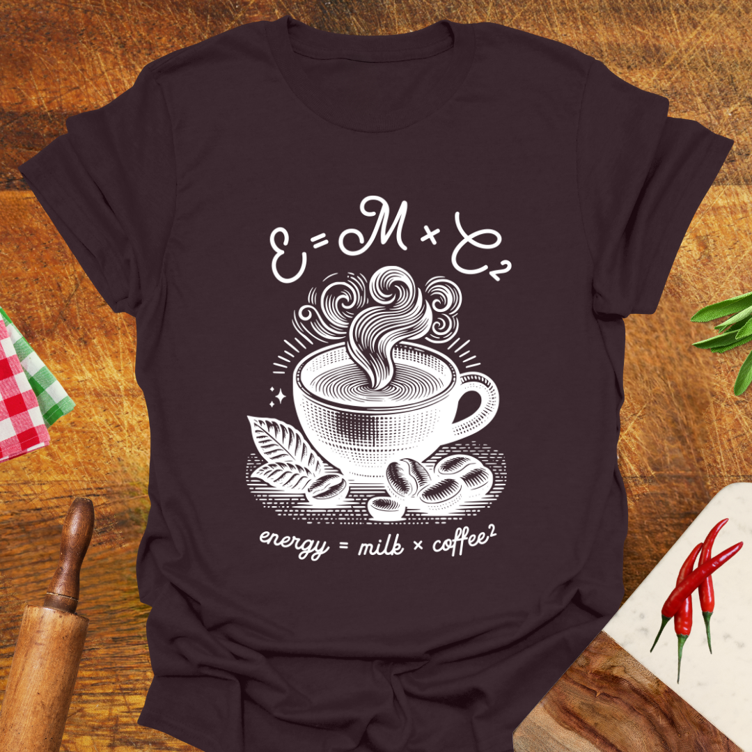 Physics Coffee Lover's Funny T-Shirt