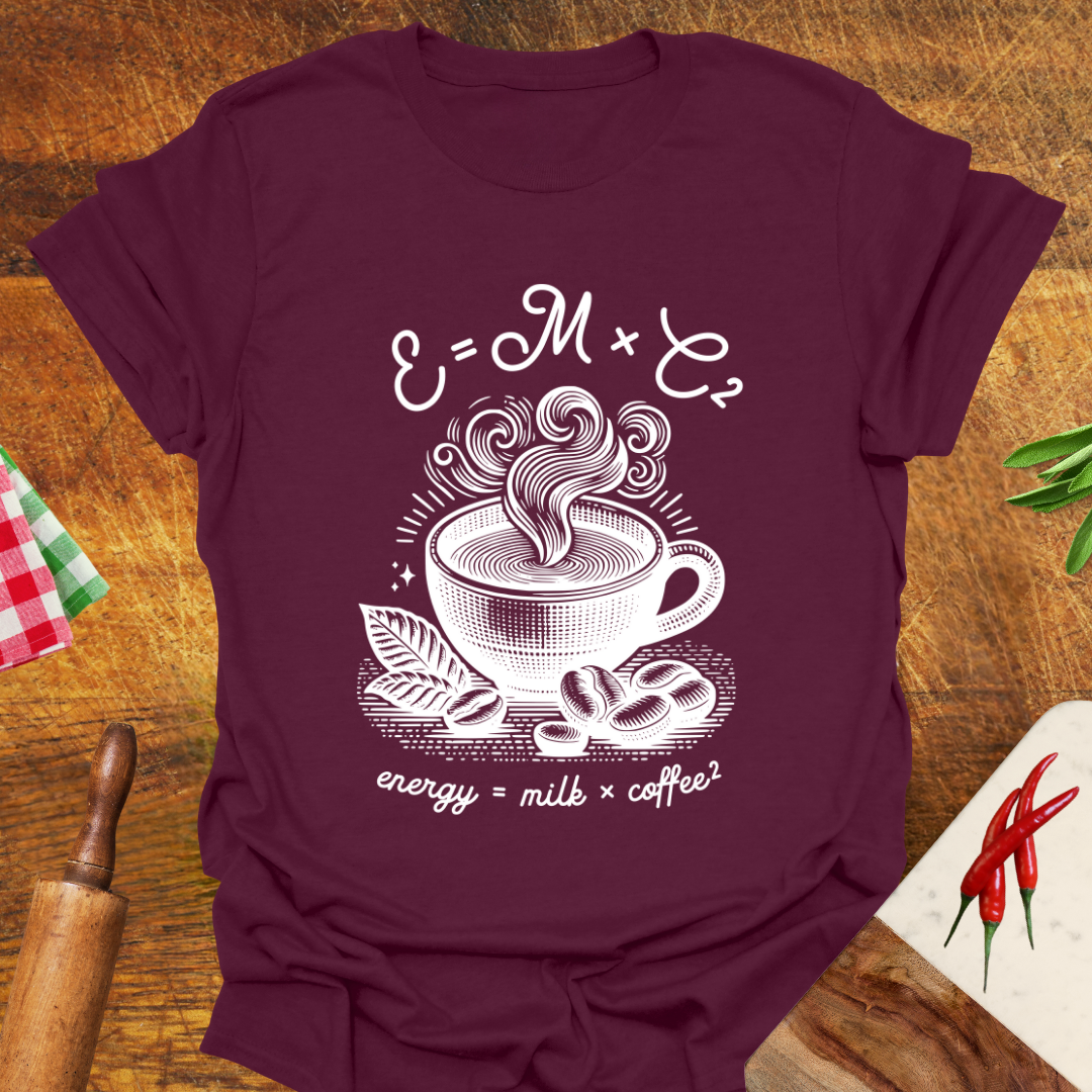 Physics Coffee Lover's Funny T-Shirt