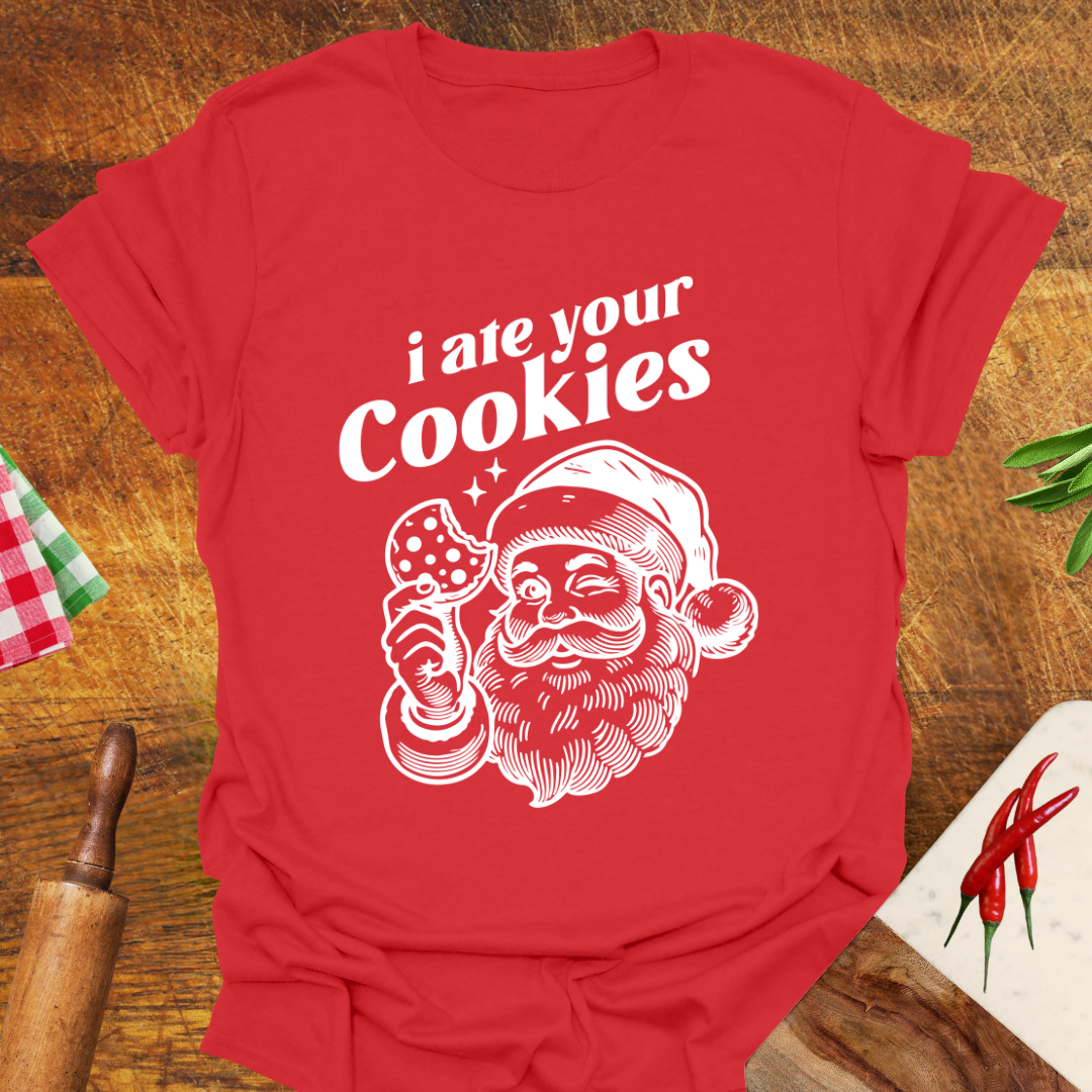 Santa "I Ate Your Cookies" T-Shirt