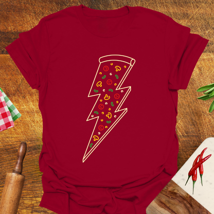 Lightning Bolt Pizza T-Shirt
