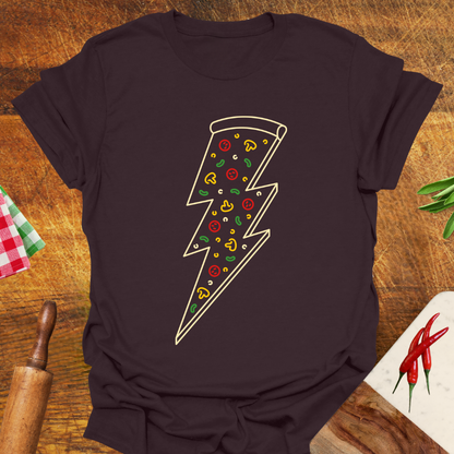Lightning Bolt Pizza T-Shirt