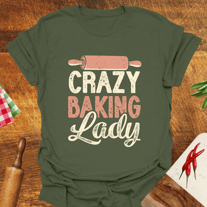 Crazy Baking Lady T-Shirt