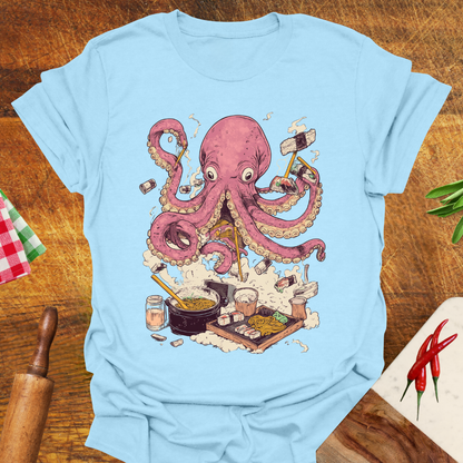 Octopus Sushi Chef T-Shirt
