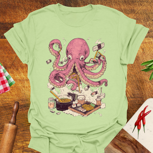 Octopus Sushi Chef T-Shirt