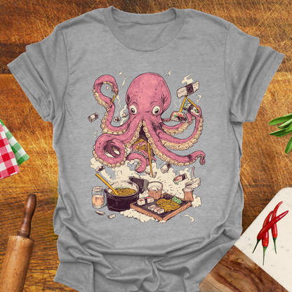 Octopus Sushi Chef T-Shirt