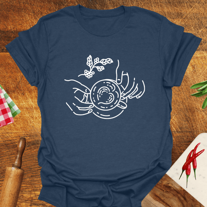 Coffee Lovers' Lineart T-Shirt