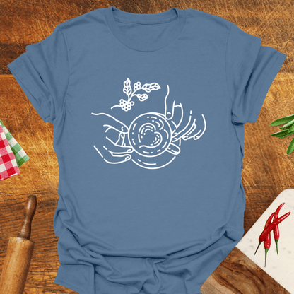 Coffee Lovers' Lineart T-Shirt